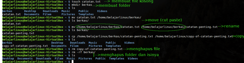 Mengelola File dan Direktori Melalui Terminal Linux pada VPS Linux